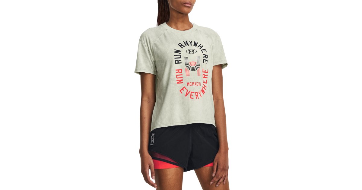 Тениска Under Armour UA Run Everywhere Graphic Бяло | 1379352-504, 1