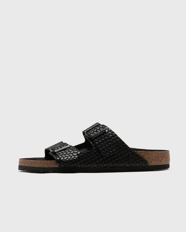 Кецове и обувки Birkenstock Arizona Rivet Woven Leather Sandals Черно | 1029133, 1
