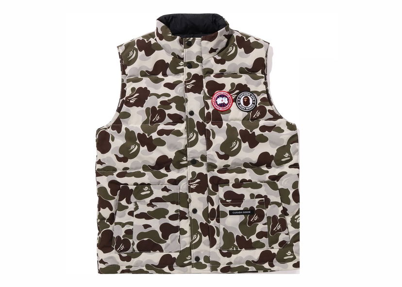 Жилетка BAPE BAPE x Canada Goose Freestyle Vest Grey Сиво | 1J73-144-902
