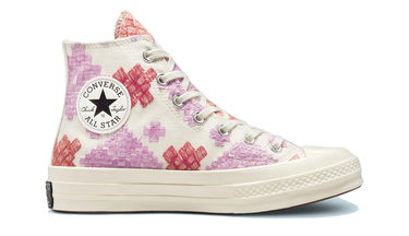 Кецове и обувки Converse Chuck 70 High "Bright Embroidery" Розово | A02183C, 0