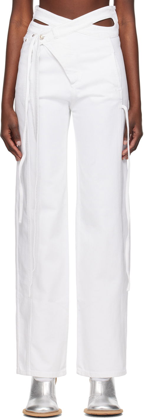 Дънки Ottolinger Ottolinger Exclusive Wrap Jeans Бяло | 1700201, 0