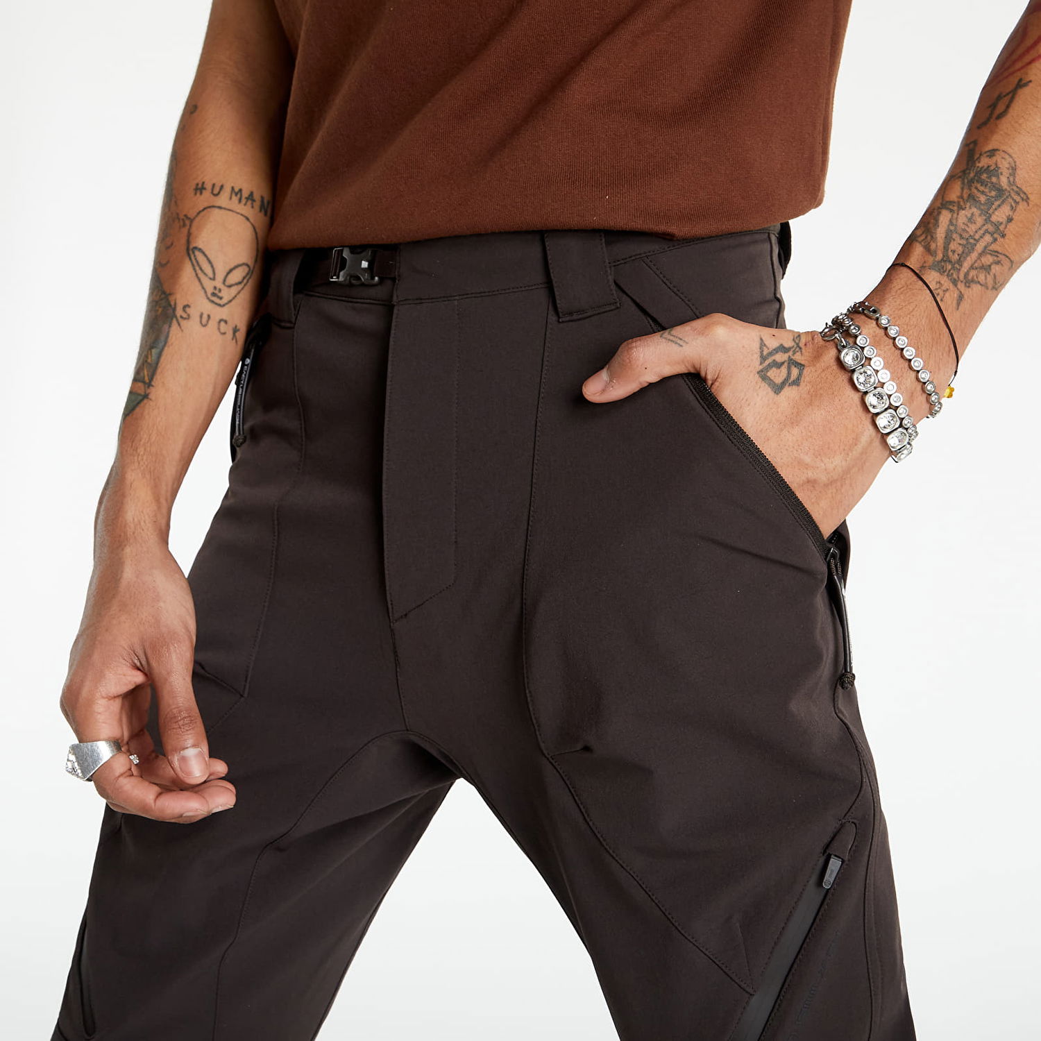 Панталони Nike Woven Trousers Кафяво | DM1280-220, 1