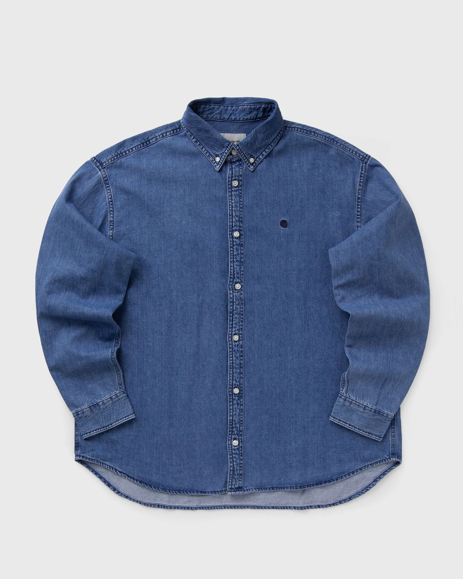 Риза Carhartt WIP Long Sleeve Lucas Denim Shirt Синьо | I034525-01.06, 0