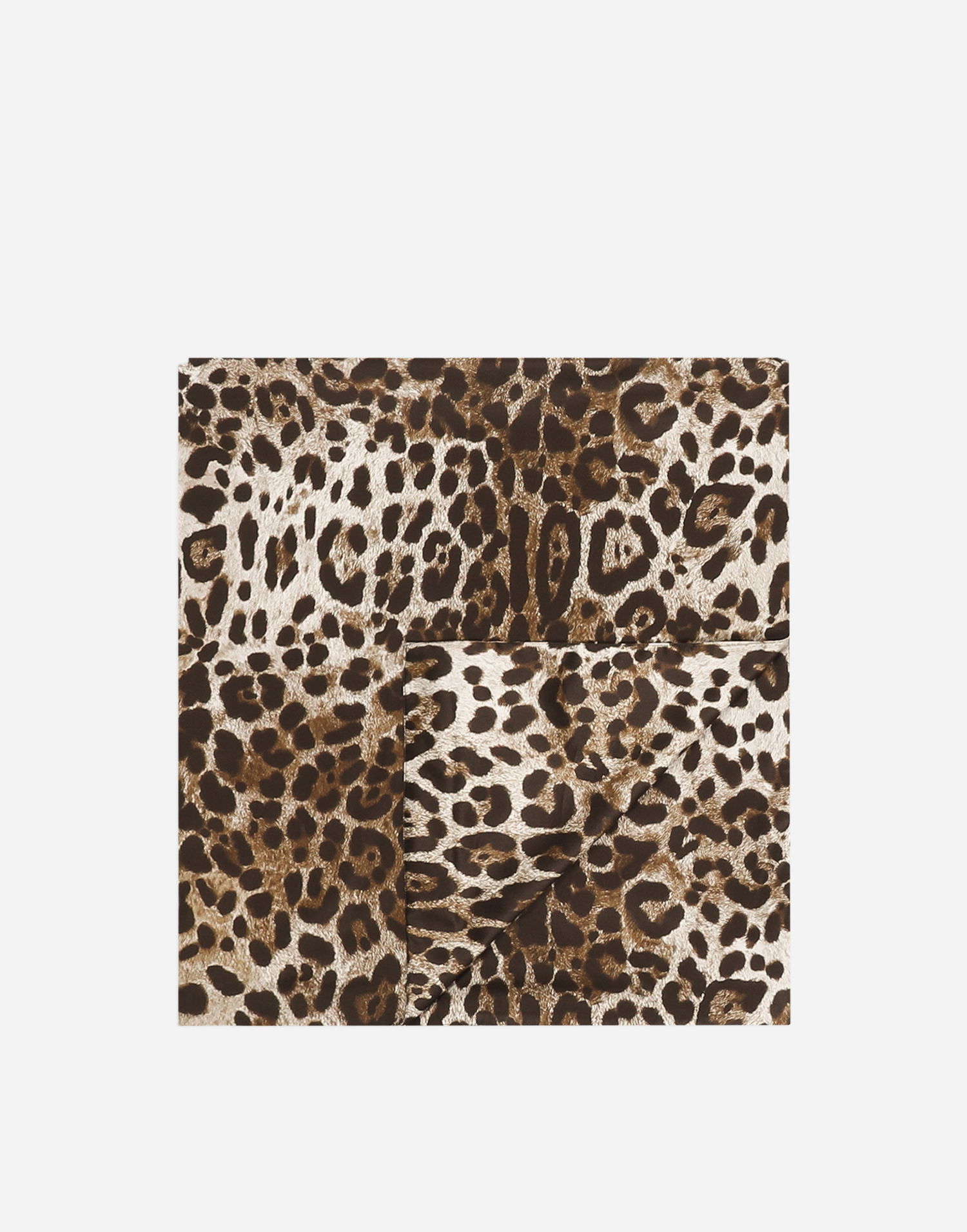 Домашен декор Dolce & Gabbana Dolce & Gabbana Cotton Sateen Leopard Print Duvet Cover Кафяво | TCE049TCAKFUL003, 1