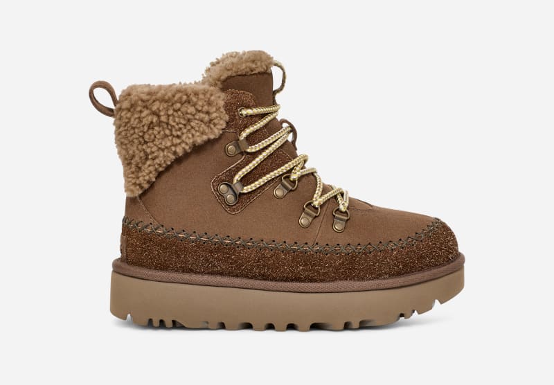 Кецове и обувки UGG Classic Alpine Lace-Up Boot Кафяво | 1158271-HCK, 0