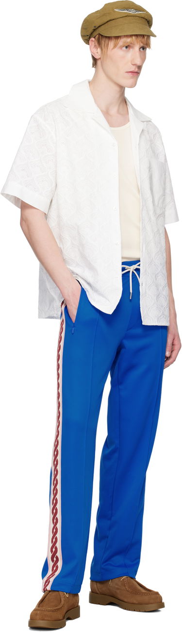 Спортни панталони Drôle de Monsieur Drole De Monsieur 'Le Track Pants Tresse' Track Pants Синьо | G-SP007-PL135-BE, 3