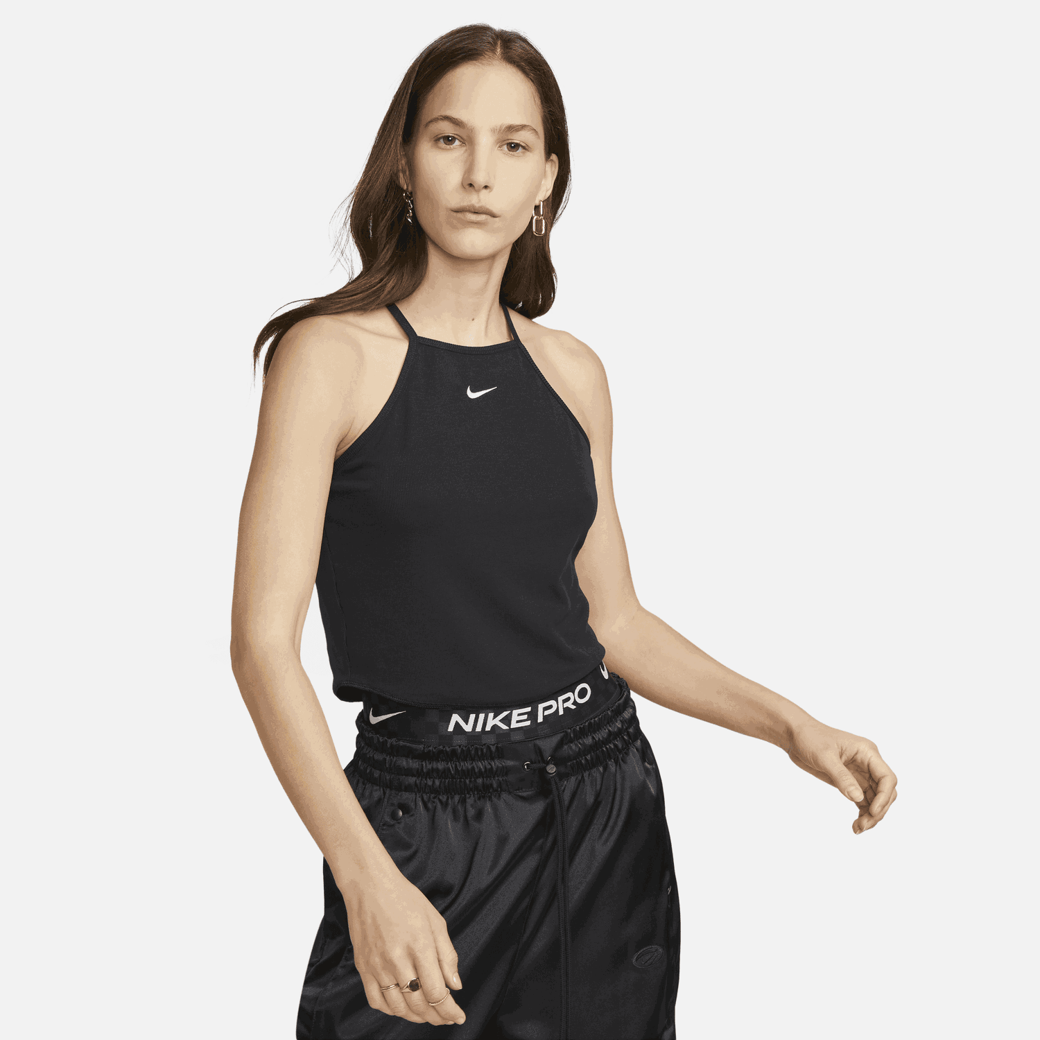 Потник Nike Sportswear Essentials Ribbed Tank Top Черно | DV7960-010, 0