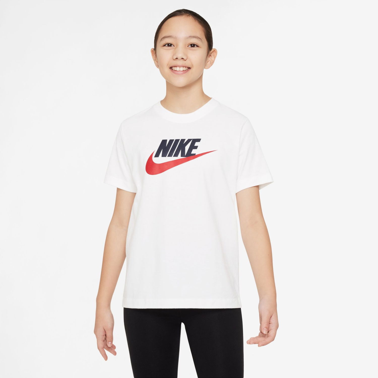 Тениска Nike Sportswear Big Kids T-Shirt Бяло | FZ5178-100, 0