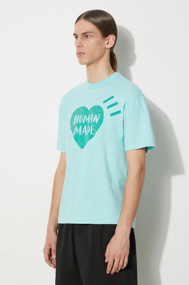 Тениска Human Made Graphic Print T-Shirt Тюркоазено | HM27CS006, 3