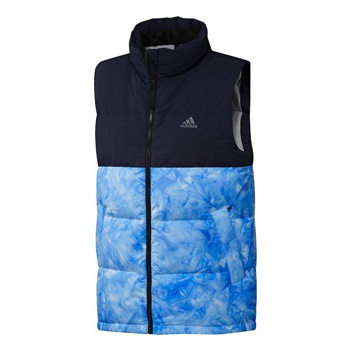 Жилетка adidas Originals Stand Collar Windproof Warm Down Vest Синьо | GE9983, 0