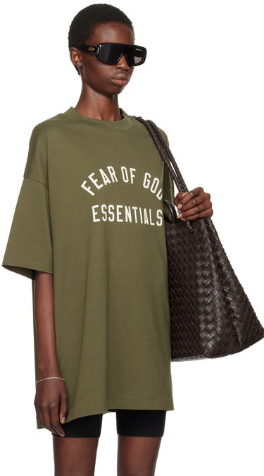 Тениска Fear of God Crewneck T-Shirt Зелено | 125BT244195F, 1