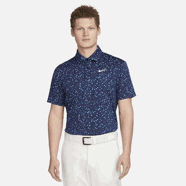 Поло тениска Nike Dri-FIT Tour Floral Golf Polo Shirt Тъмно синьо | DX6089-410, 0