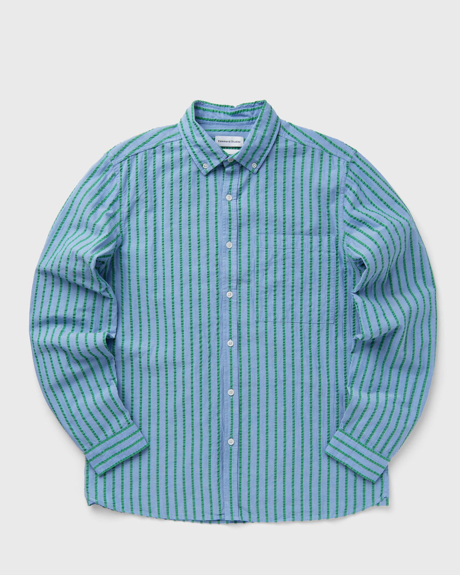 Риза Edmmond Studios CRICKET SHIRT Синьо | 124-10-13650, 0