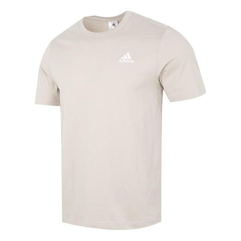 Тениска adidas Originals Essentials Embroidered Small Logo T-Shirt Бежово | IC9296