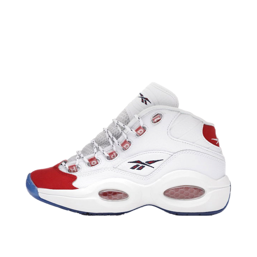 Кецове и обувки Reebok Question Mid Red Toe 25th Anniversary Бяло | FY1019