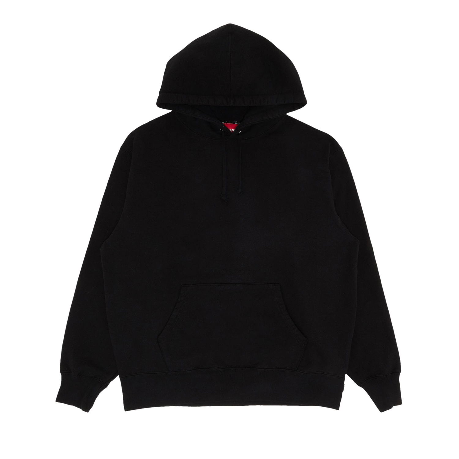 Суитчър Supreme Satin Applique Hooded Sweatshirt Черно | FW22SW34 BLACK, 1