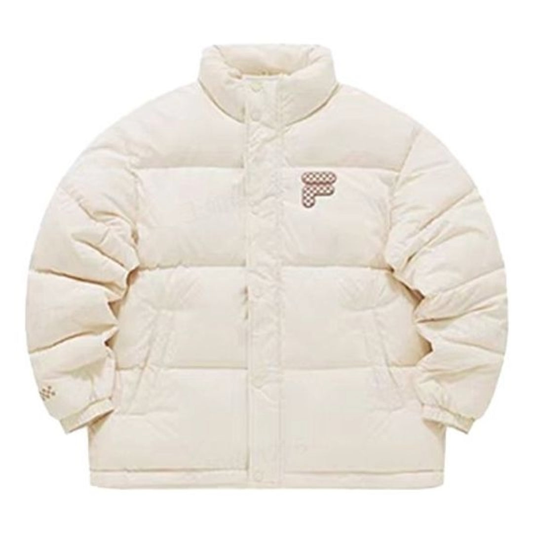 Пухо яке FILA Fusion Logo Printed Down Jacket Бяло | T11U343904F-BG, 0