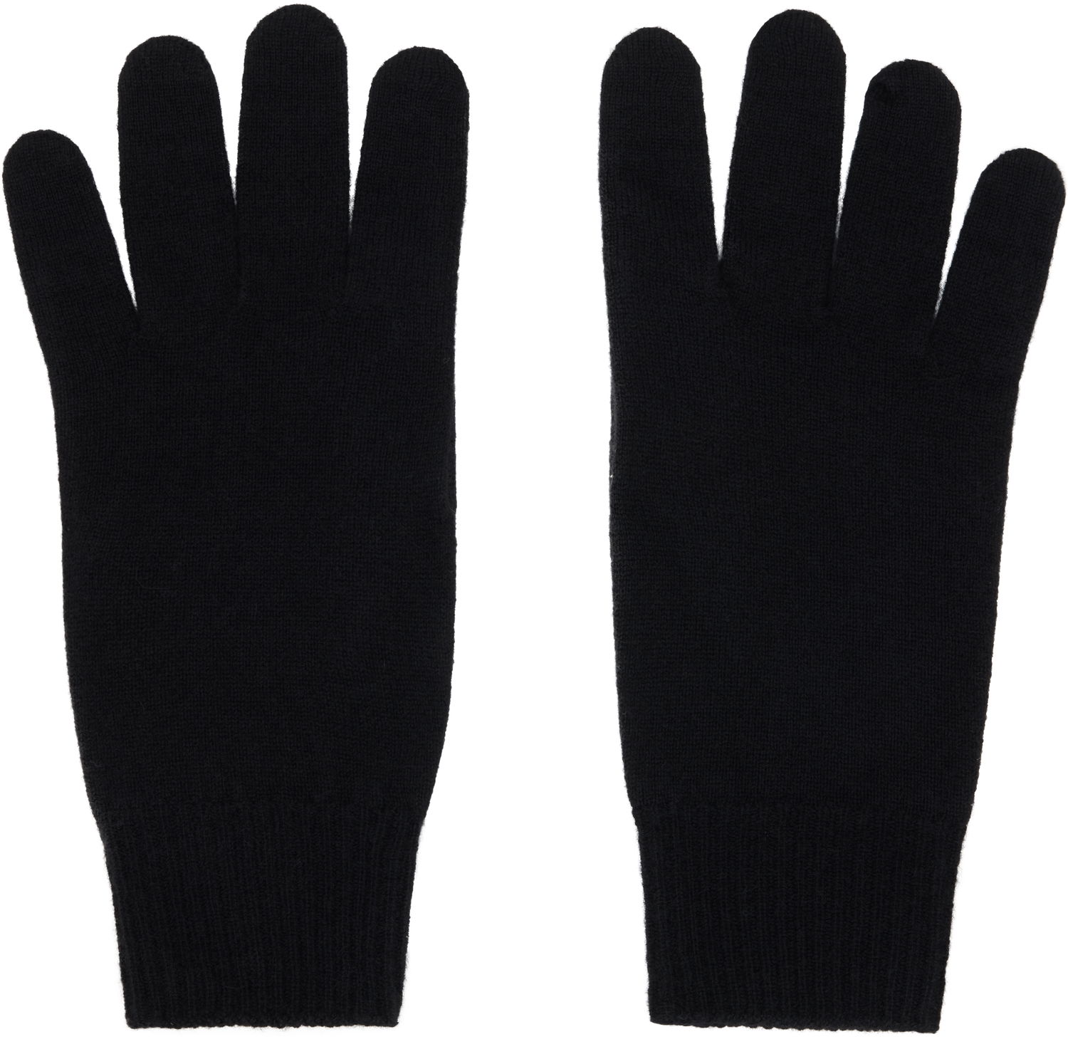 Ръкавици The Row The Row Leomarie Knit Gloves Черно | 10072-Y556, 0