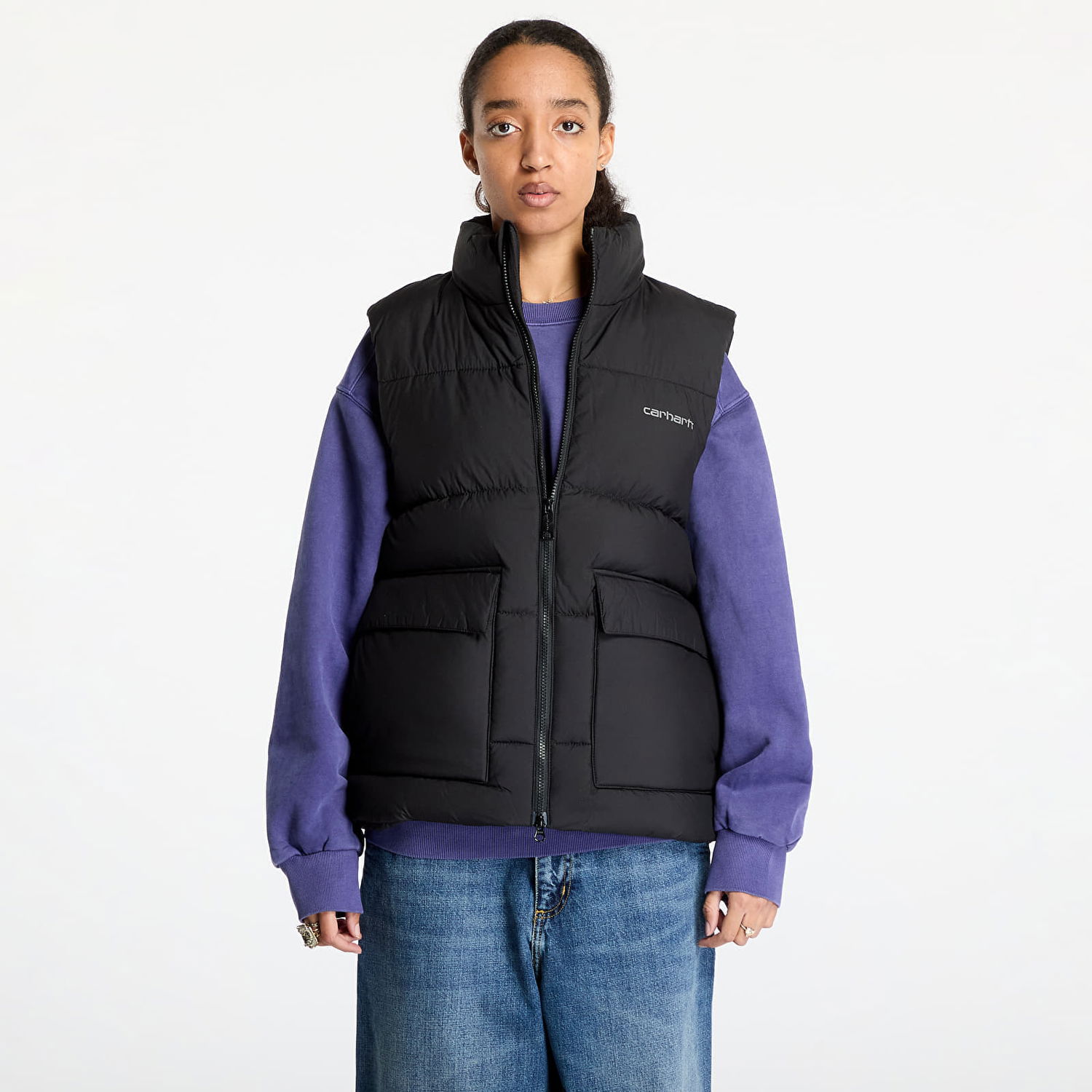 Жилетка Carhartt WIP Springfield Vest UNISEX Black/ Misty Grey Черно | I032265.2DXXX, 1