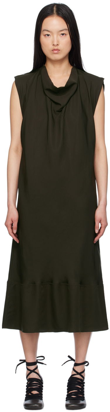 Pокля LEMAIRE Midi Dress Зелено | DR1055 LF1126, 0
