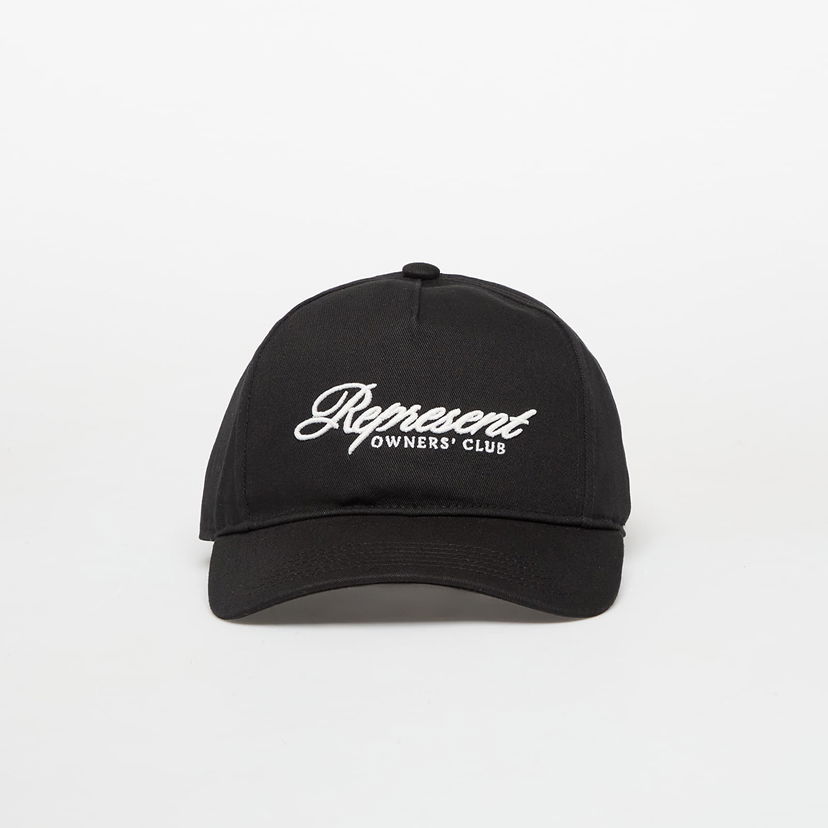 Шапка с козирка Represent Clo Owners Club Script Cap Черно | OCM81424-01