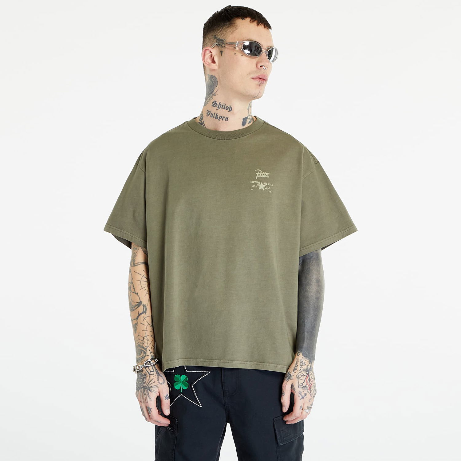 Тениска Converse Patta x Four-Leaf Clover T-Shirt Зелено | 10024663-A02, 0