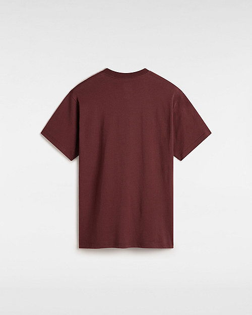 Тениска Vans Left Chest Logo T-shirt Бургунди | VN0A3CZE7YO, 1