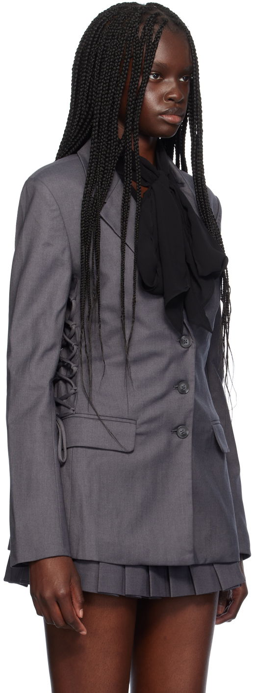 Пола GUIZIO Guizio Delila Blazer Сиво | P24703W103, 1