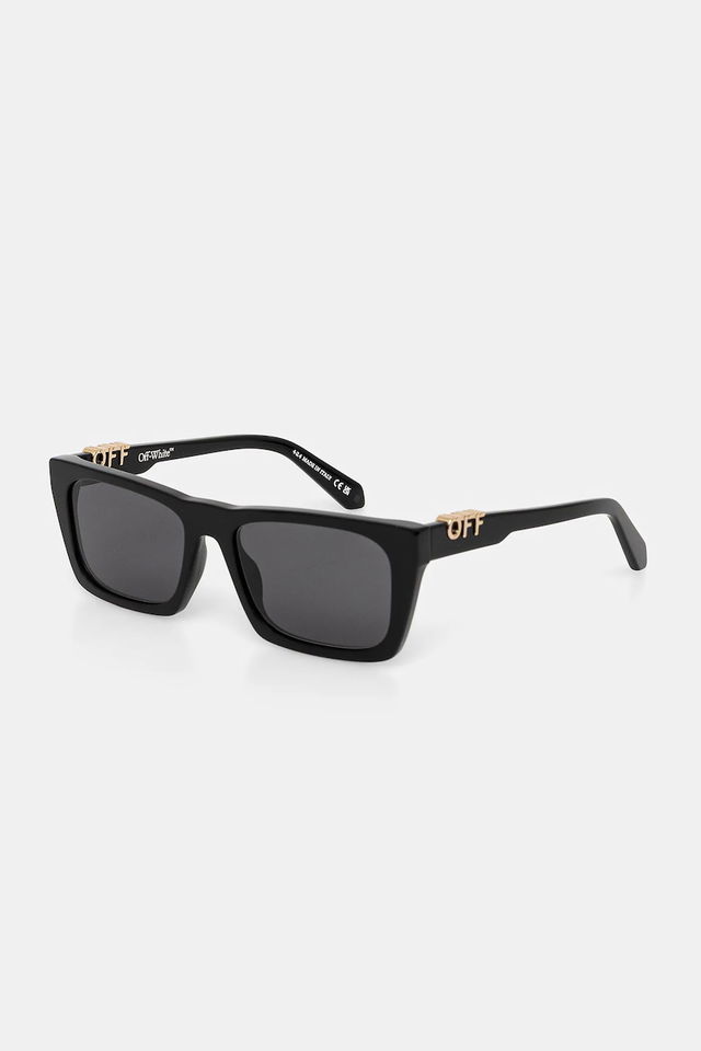 Off-White Rectangular Sunglasses with OFF Logo Detail
