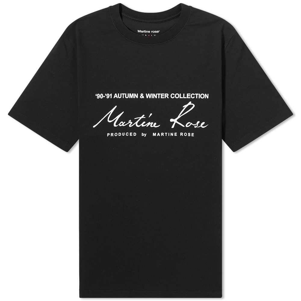Тениска Martine Rose Martine Rose Classic Logo T-Shirt Черно | CMR-603JC-BLACK, 0