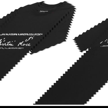 Тениска Martine Rose Martine Rose Classic Logo T-Shirt Черно | CMR-603JC-BLACK, 0