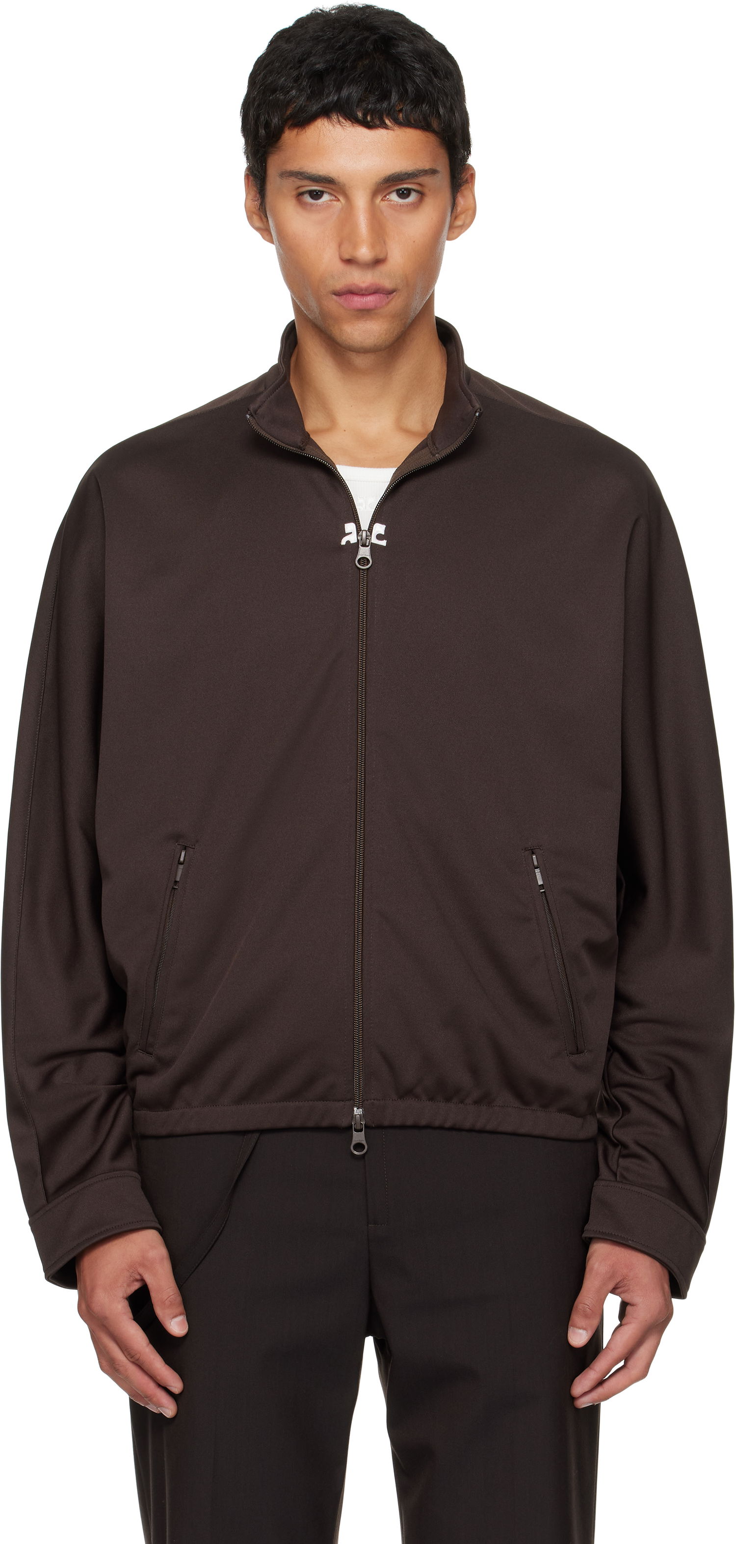 Яке Courrèges Courrèges Interlock Tracksuit Jacket Кафяво | 325JVE134JS0250, 0