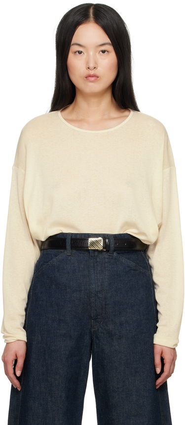 Тениска LEMAIRE Long Sleeve T-Shirt Бежово | TO1220 LK1015, 0