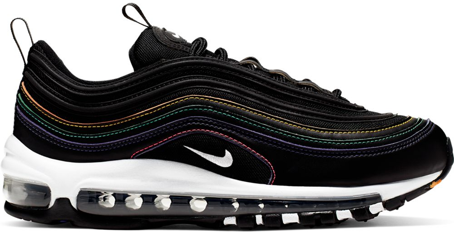Кецове и обувки Nike Air Max 97 Black Multi Stitch W Черно | CK0738-001, 0