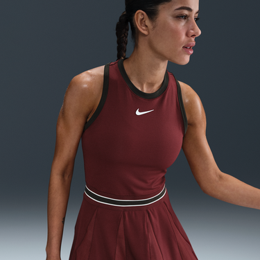 Pокля Nike NikeCourt Slam Dri-FIT Tennis Dress Бургунди | FZ6742-619, 0