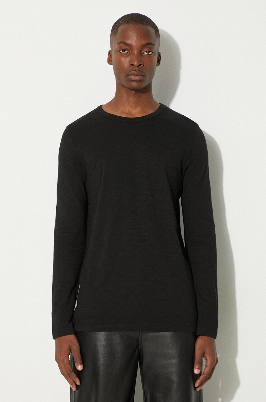 Тениска Samsoe Samsoe Black Long Sleeve T-Shirt Черно | M00013400, 0