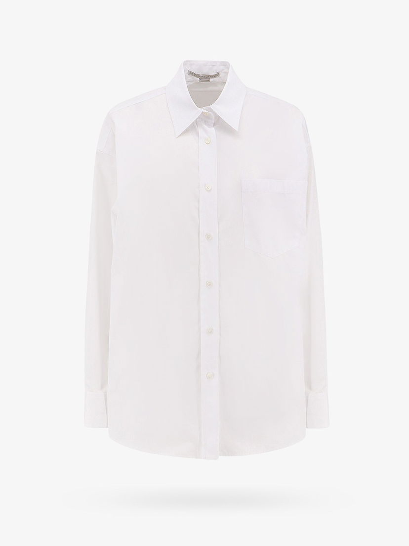 Риза Stella McCartney Oversized Cotton Shirt Бяло | 6200933ES2109500