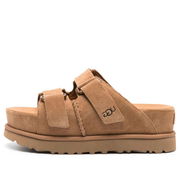 Goldenstar Hi Suede Platform Slides