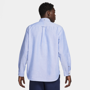 Риза Nike Life Long-Sleeve Oxford Button-Down Shirt Синьо | FN3125-101, 4