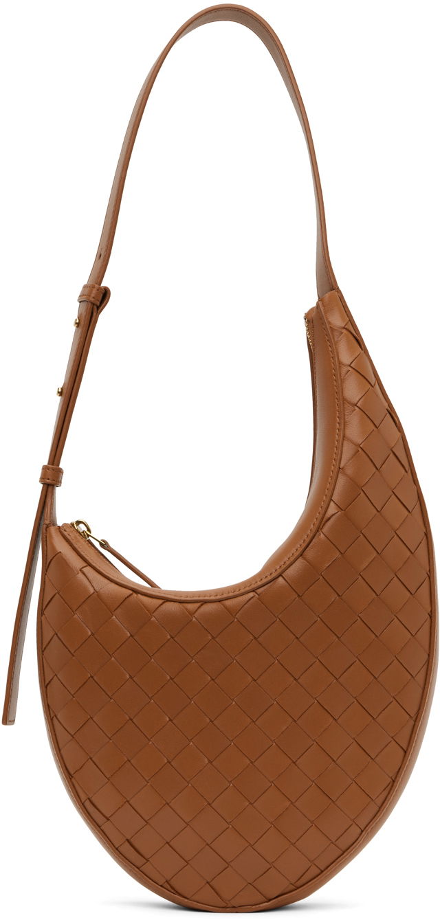 Чанта през рамо Bottega Veneta Small Drop Bag Кафяво | 755074 VCPP1, 0