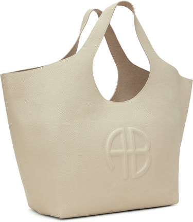 Дамска чанта Anine Bing Lili Embossed Leather Tote Bag Бежово | A-13-10244-SDA26, 1