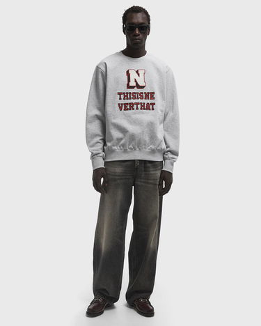 Суитчър thisisneverthat Cross Stitch Graphic Sweatshirt Сиво | TN251TSWCW04HGR, 2