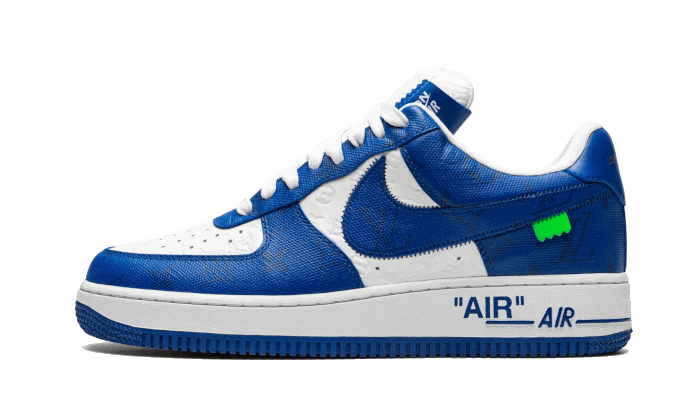 Кецове и обувки Nike Nike Louis Vuitton By Virgil Abloh x Air Force 1 Low "White Blue" Синьо | 1A9VAO, 0