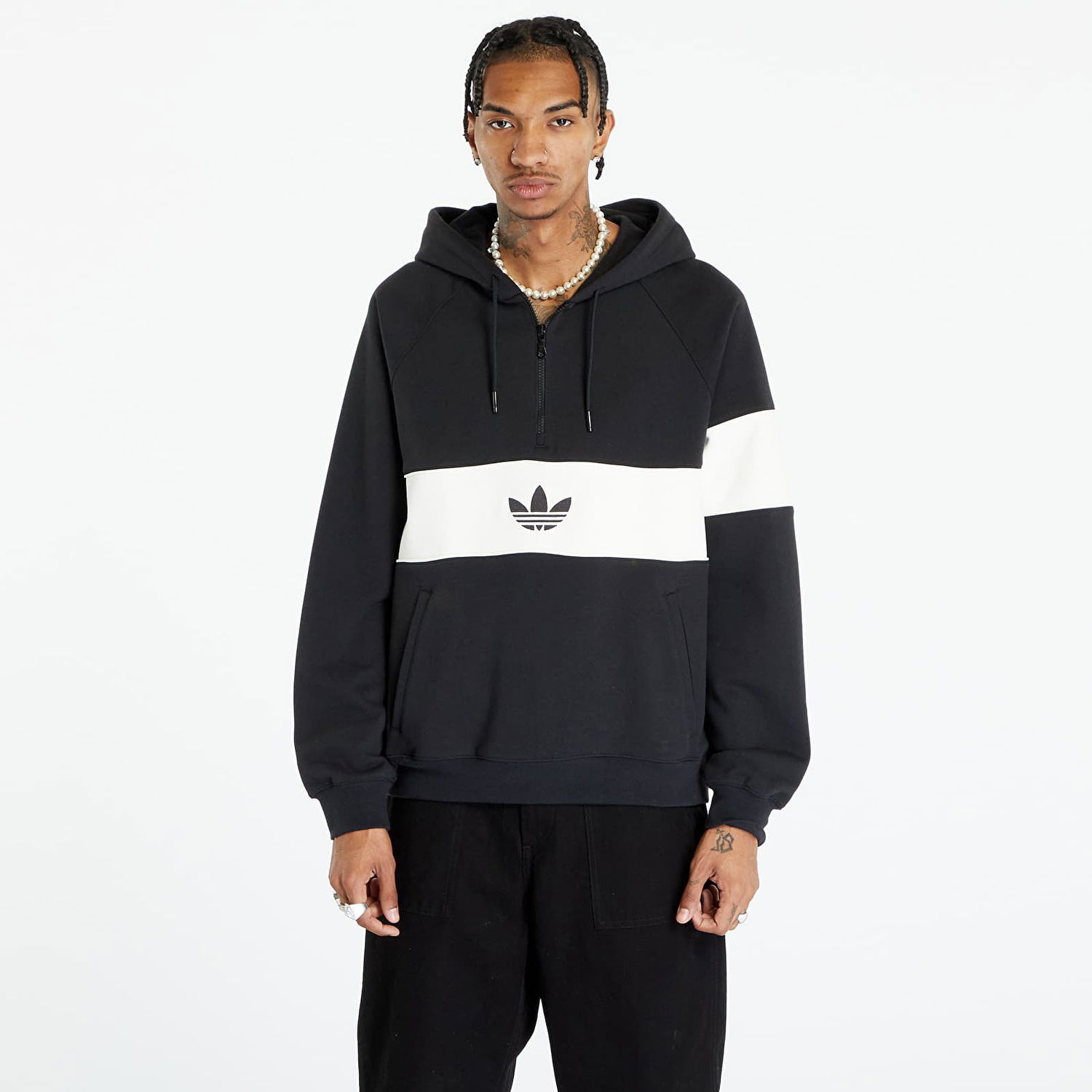 Суитчър adidas Originals Hack Ny Cutline Hoodie Черно | IP9488, 0