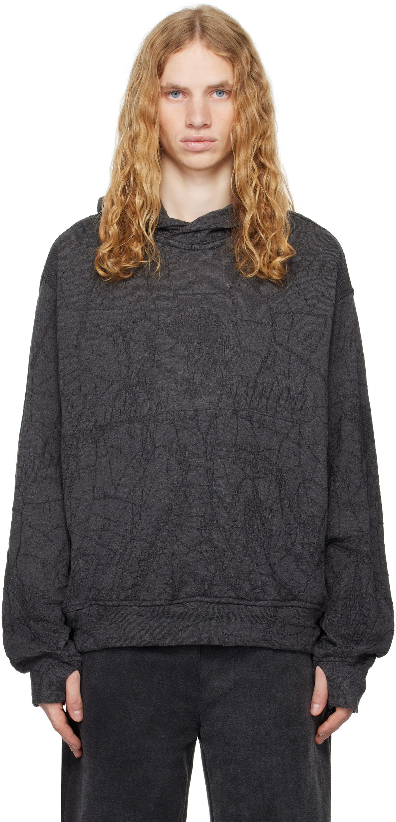 Суитчър Serapis Knit Hoodie Сиво | FW24_KH_2, 0