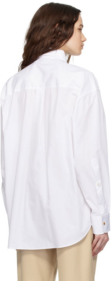 Риза Stella McCartney Stella McCartney Oversized  Shirt Бяло | 6200443CU100, 2