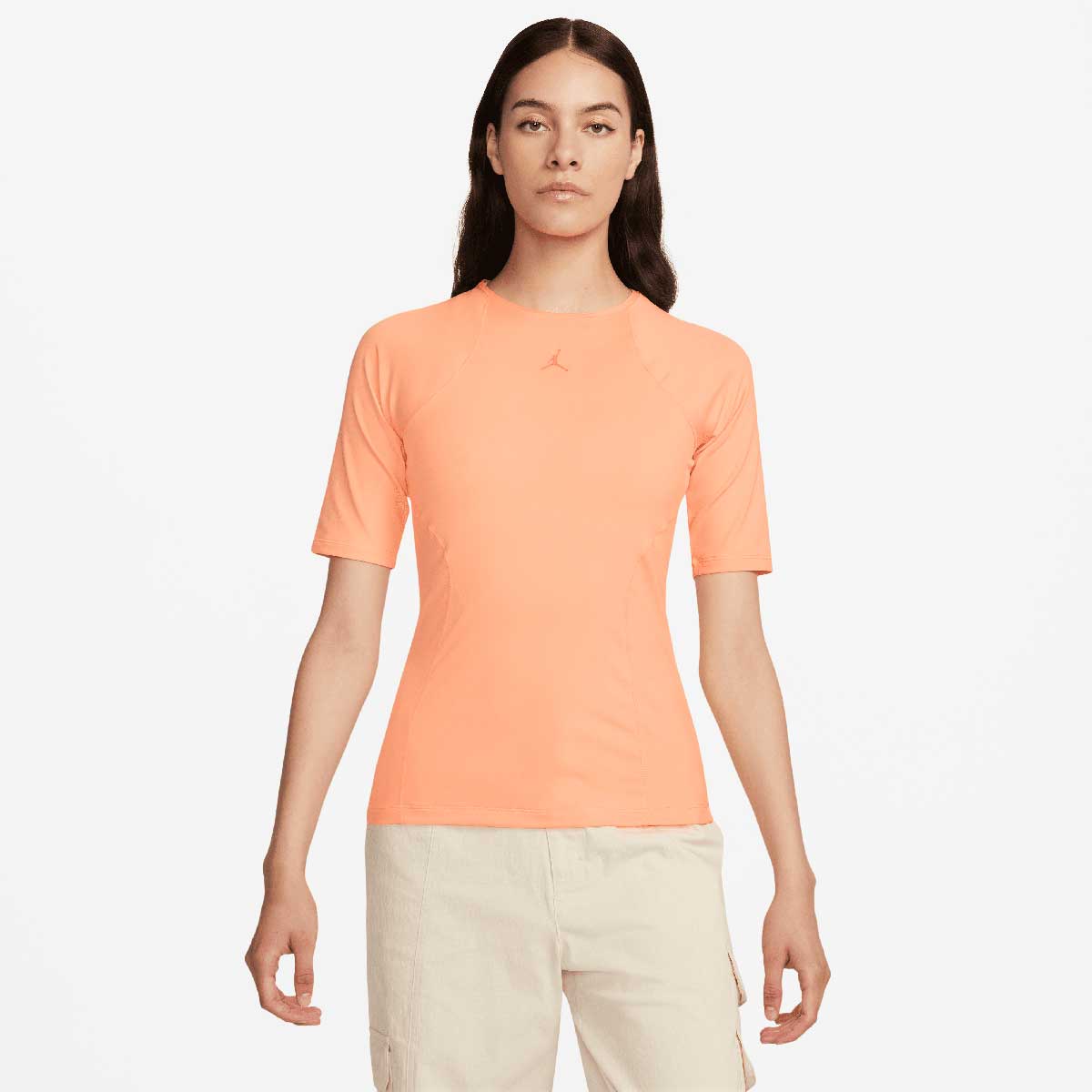 Тениска Jordan jordan W SPORT DOUBLE THREAT T-SHIRT, orange Оранжево
 | FN5159-852, 0