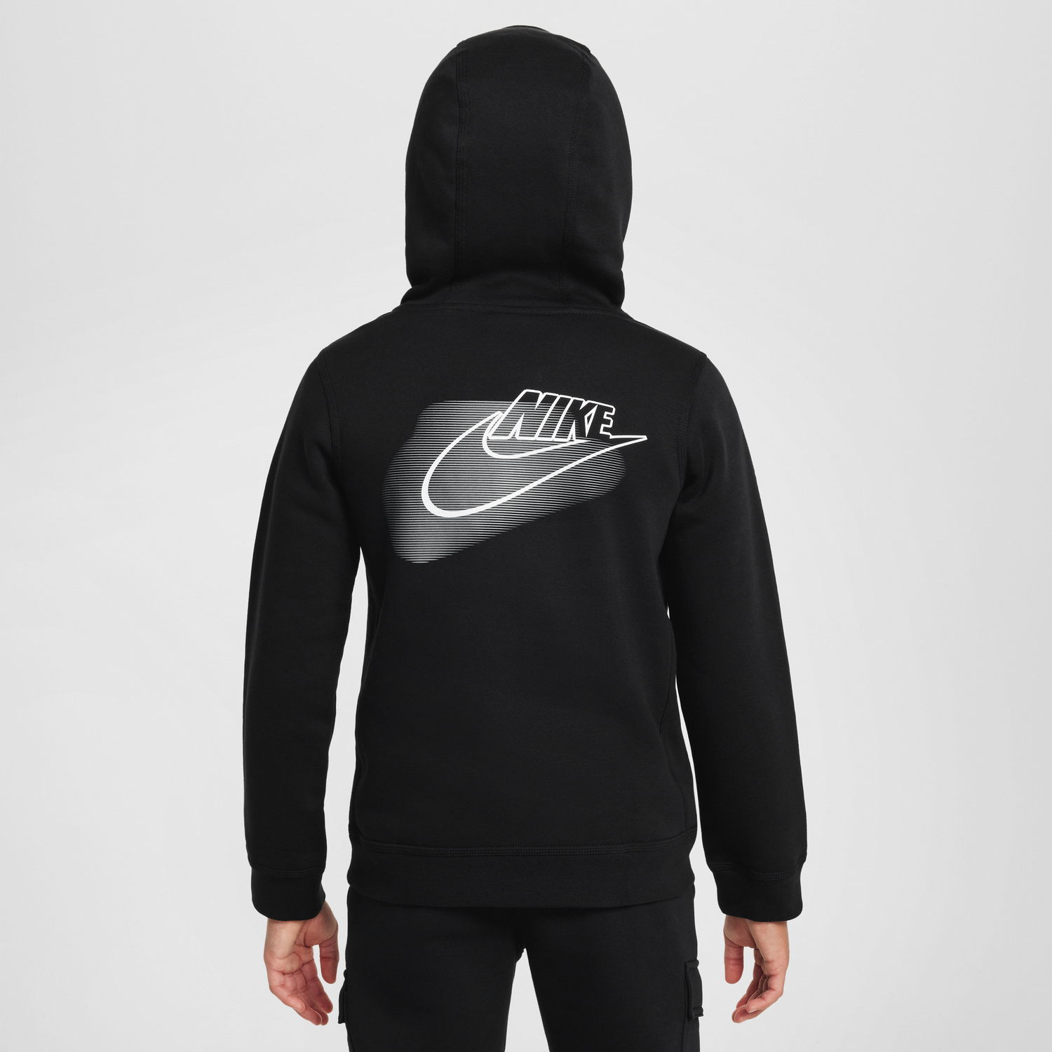 Суитчър Nike Nike Sportswear Standard Issue Fleece Hoodie Черно | HM4339-011, 1