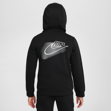 Суитчър Nike Nike Sportswear Standard Issue Fleece Hoodie Черно | HM4339-011, 1