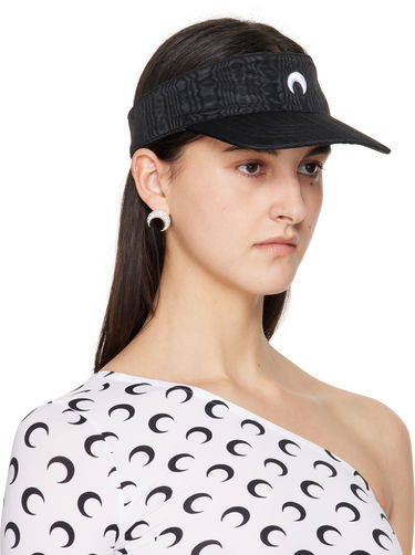 Шапка с козирка Marine Serre Marine Serre Recycled Moire Visor Cap Черно | UHG037A CWOV0030, 3